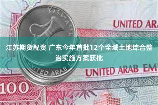 江苏期货配资 广东今年首批12个全域土地综合整治实施方案获批